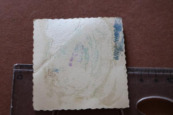 altes Foto - erhängter Partisan -  Schild